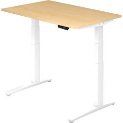 Schreibtisch Office Holz 120 cm - Farbe: Ahorn Dekor - Material: Holzwerkstoff - Schreibtisch