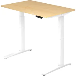 Schreibtisch Office Holz 120 cm - Farbe: Ahorn Dekor - Material: Holzwerkstoff - Schreibtisch