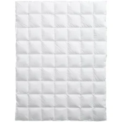 Billerbeck Daunenduvet Interlaken Weiss Baumwolle 160 cm 240 cm Gänsedaunen - Daunenduvet