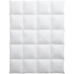Billerbeck Daunenduvet Saas Fee Weiss Baumwolle 160 cm 240 cm Gänsedaunen - Daunenduvet