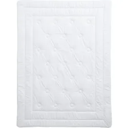 Billerbeck Faserduvet Belair Uno Weiss Polyester 160 cm 240 cm Polyester - Faserduvet