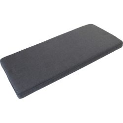 Sitzkissen Lomena Grau Stoff 89 cm 36 cm - Farbe: anthrazit - Material: Polyurethan - Sitzkissen