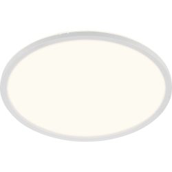 Deckenlampe Bresso Weiss Kunststoff 42 cm 3 cm - LED - Lichtfarbe: Helles Neutralweiss - Deckenlampe- LED Energiesparlampe