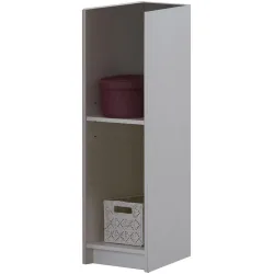Regal Birgit Weiss Holz 34 cm 83 cm - Farbe: Dekor weiss - Material: Holzwerkstoff - Regal