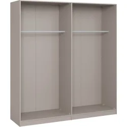 Schrankzubehör Arena Collection Braun Holz 200 cm 56 cm 220 cm - Farbe: nougat - Material: Holzwerkstoff - Schweizer Möbelhersteller - Schrankzubehör