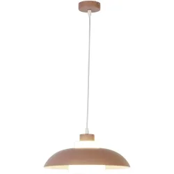 Pendellampe Clemente Rosa Metall 30 cm 120 cm - Pendellampe