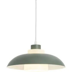 Pendellampe Clemente Grün Metall 30 cm 120 cm - Pendellampe