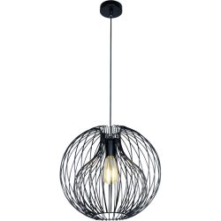 Pendellampe Amando Schwarz Metall 40 cm 120 cm - Pendellampe
