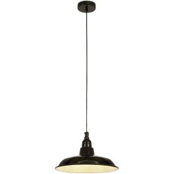 Pendellampe Mella Schwarz Metall 30 cm 120 cm - Pendellampe