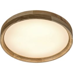 Deckenlampe Beatriz Braun Holz/Kunststoff 29 cm 8 cm - Farbe: natur - LED - Lichtfarbe: Warmweiss - Deckenlampe- LED Energiesparlampe