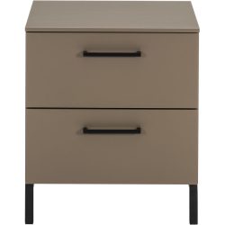 Modular Nachttisch Colori Beige/Grau Holz 41.5 cm - Farbe: Beigegrau - Material: Holzwerkstoff - Nachttisch