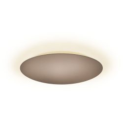 Escale Deckenlampe Blade Braun/Grau Aluminium 44 cm 4 cm - Farbe: taupe - LED - Lichtfarbe: Extra warmweiss - Deckenlampe- LED Energiesparlampe