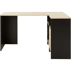 Schreibtisch Lorio Braun Holz 136 cm - Farbe: kastanie - Material: Holzwerkstoff - Schreibtisch