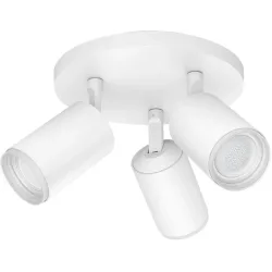 Philips Hue Spotleuchte Fugato Weiss 3 × 5.7 W