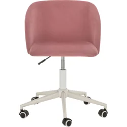 Bürostuhl Lia Rot/Weiss Aluminium/Kunststoff/Metall 50 cm 82 cm - Farbe: weinrot - Material: Metall/Alu/Kunststoff - Bürostuhl
