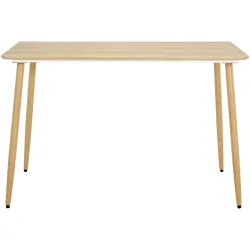 Schreibtisch Eli Braun Holz 140 cm - Farbe: eiche - Material: Holzwerkstoff - Schreibtisch