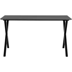 Schreibtisch Eli Grau Holz 120 cm - Farbe: anthrazit - Material: Holzwerkstoff - Schreibtisch