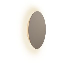Escale Deckenlampe Blade Braun/Grau Aluminium 24 cm 4 cm - Farbe: taupe - LED - Lichtfarbe: Extra warmweiss - Deckenlampe- LED Energiesparlampe