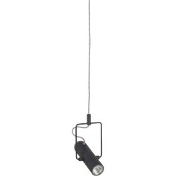 Zuiver Pendellampe MARLON Schwarz Kunststoff/Metall 12 cm 160 mm - LED - Lichtfarbe: Warmweiss - Material: Eisen - Pendellampe- LED Energiesparlampe