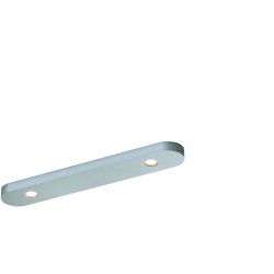 Bopp Deckenlampe Close Silber Aluminium 30 cm - Farbe: Aluminium eloxiert - LED - Lichtfarbe: Extra warmweiss - Deckenlampe- LED Energiesparlampe