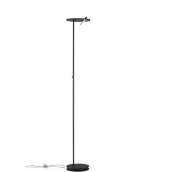 Bopp Stehlampe Share Schwarz Aluminium 30 cm 180 cm - LED - Lichtfarbe: Extra warmweiss - Stehlampe- LED Energiesparlampe