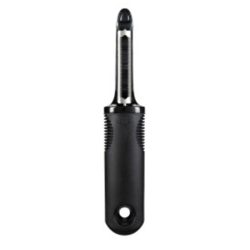 Schäler Oxo Schwarz Edelstahl 10.5 cm - Material: 18/10 Edelstahl - Schäler