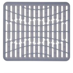 OXO Abtropfmatte Bare Grau Silikon 32.4 cm 28.6 cm - Abtropfmatte