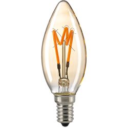 Bulbs Leuchtmittel Menga Glas E14 4 W - Farbe: Gold - LED - Leuchtmittel- LED Leuchtmittel