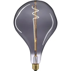 Bulbs Leuchtmittel Onna Glas E27 5 W - Farbe: titan - LED - Leuchtmittel- LED Leuchtmittel