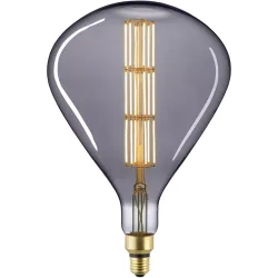 Bulbs Leuchtmittel Onna Glas E27 8 W - Farbe: titan - LED - Leuchtmittel- LED Leuchtmittel