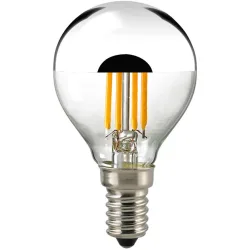 Bulbs Leuchtmittel Liun Glas E14 4.5 W - Farbe: silber - LED - Leuchtmittel- LED Leuchtmittel
