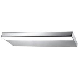 Wandlampe Amos Grau Metall 30 cm 2.5 cm - Farbe: chrom - LED - Wandlampe- LED Energiesparlampe