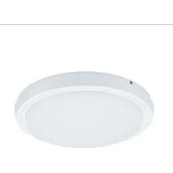 Deckenlampe Uriel Weiss 30 cm 4.1 cm - LED - Material: Aluminium / Acrylglas - Deckenlampe- LED Energiesparlampe