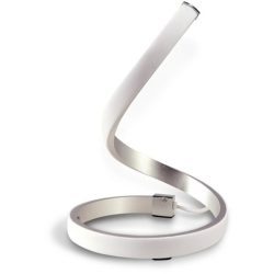 Tischlampe Gisela Silber Aluminium 18 cm 28 cm - LED - Tischlampe- LED Energiesparlampe