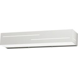 Wandlampe Berzano Weiss Metall 31 cm 5 cm - LED - Lichtfarbe: Warmweiss - Wandlampe- LED Energiesparlampe