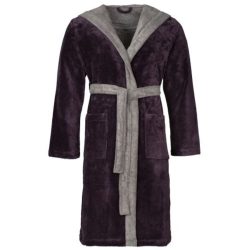Vossen Bademantel Poppy XS Grau Polyester XS - Farbe: anthrazit - Bademantel