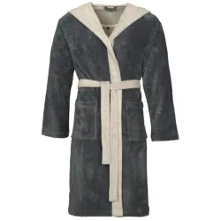 Vossen Bademantel Poppy L Beige Polyester L - Farbe: Flanell - Bademantel