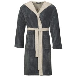 VOSSEN - Poppy Bademantel, für Damen, Seegrau, Größe XXL