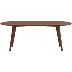 Esstisch Alma Braun Holz 200 cm - Farbe: Asteiche - Esstisch