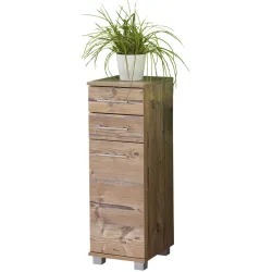 Highboard Isila Braun Holz 30.3 cm 88.6 cm - Farbe: fichte - Material: Holzwerkstoff - Highboard