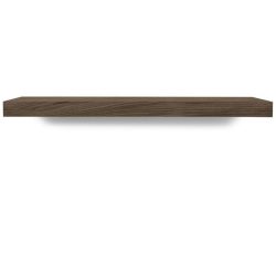 Wandtablar Fohla Braun MDF/Holz 90 cm 5 cm - Farbe: Nussbaum furniert - Material: MDF/Holzwerkstoff - Wandtablar
