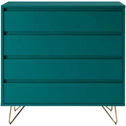 Kommode Saija Blau MDF 90 cm 40 cm - Kommode