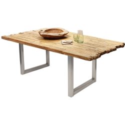 Esstisch Gordon Braun Holz 160 cm - Farbe: natur - Material: Recyceltes Teak massiv - Esstisch