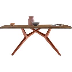 Esstisch Gordon Braun Holz 220 cm - Farbe: natur - Material: Recyceltes Teak massiv - Esstisch