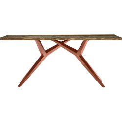 Esstisch Elia Braun Holz 200 cm - Farbe: antikbraun - Material: Altholz - Esstisch