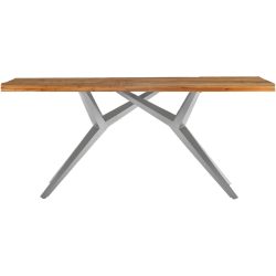 Esstisch Gordon Braun Holz 160 cm - Farbe: natur - Material: Recyceltes Teak massiv - Esstisch