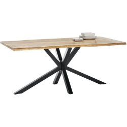Esstisch Gordon Schwarz Holz 200 cm - Farbe: Antikschwarz - Material: Akazie - Esstisch
