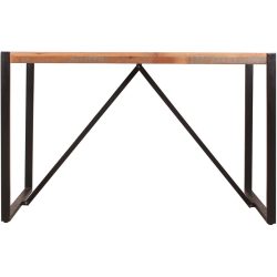 Esstisch Neyla Mehrfarbig Holz 120 cm - Farbe: Bunt - Material: Altholz - Esstisch