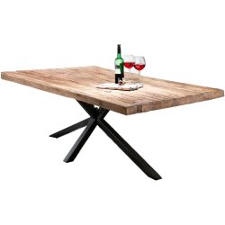 Esstisch Loris Braun Holz 180 cm - Farbe: natur - Material: Teak - Esstisch