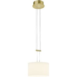 Designer-Pendellampe Bankamp Grazia Messing matt dimmbar D 32 cm - LED - Lichtfarbe: Extra warmweiss - Material: Glas - Designer-Pendellampe- LED
